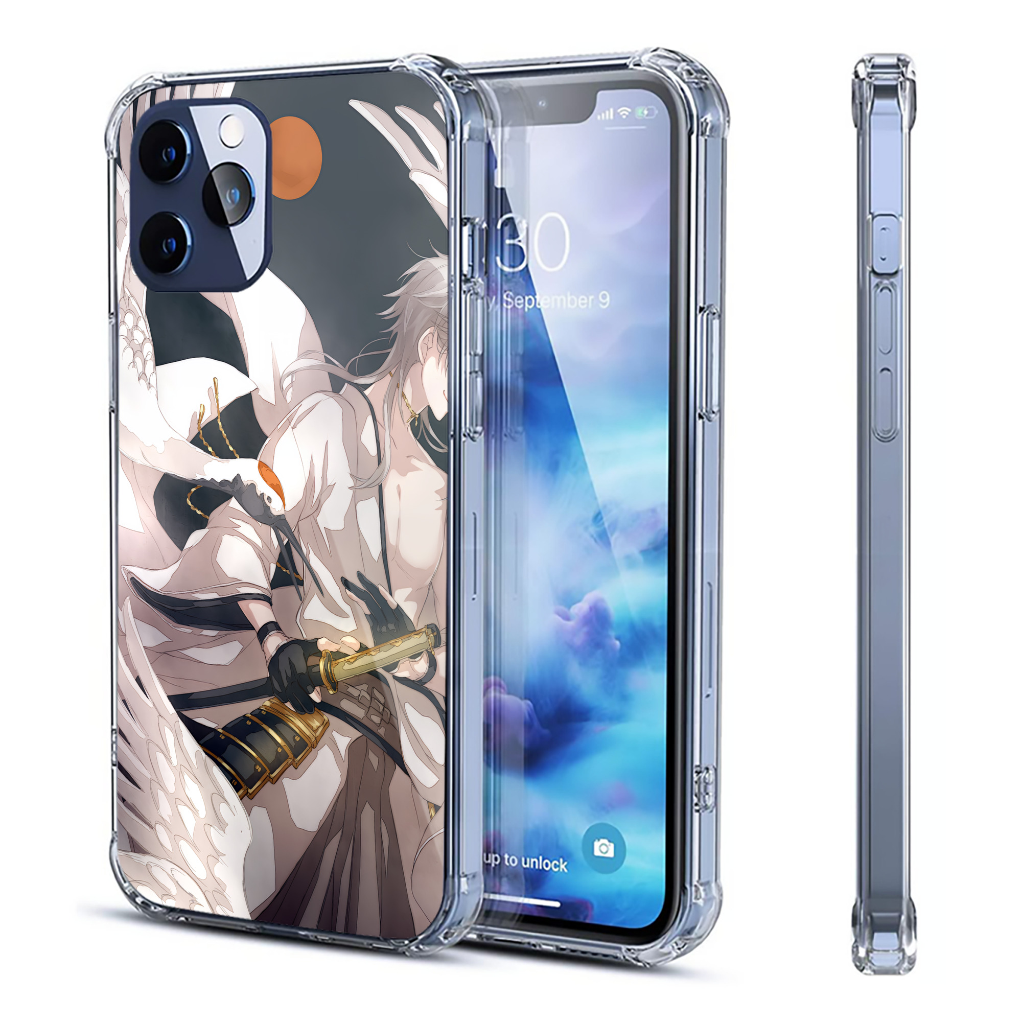 （画像用） 刀剣乱舞 Touken Ranbu 【iPhone 12シリーズ対応】透明スマホケース（クリアソフトケース）